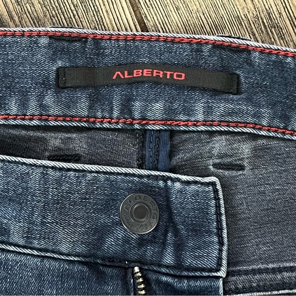 SOLD! Alberto Luxury T400 Modern Fit Jeans In Stone - Picture 9 of 12